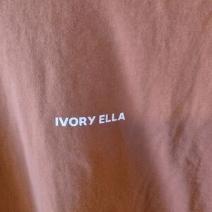 Ivory Ella Organic Cotton Orange Tee